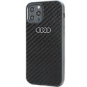 Audi Carbon Fiber iPhone 12/12 Pro 6.1" czarny/black hardcase AU-TPUPCIP12P-R8/D2-BK