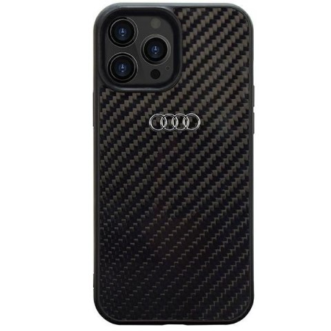 Audi Carbon Fiber iPhone 13 Pro Max 6.7" czarny/black hardcase AU-TPUPCIP13PM-R8/D2-BK