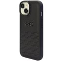 Audi GT Synthetic Leather iPhone 15 / 14 / 13 6.1" czarny/black hardcase AU-TPUPCIP15-GT/D2-BK