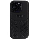 Audi Genuine Leather iPhone 14 Pro 6.1" czarny/black hardcase AU-TPUPCIP14P-Q8/D1-BK