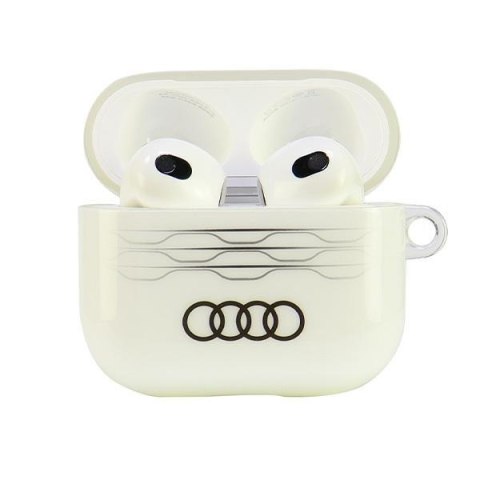 Audi IML Geometric Pattern AirPods 3cover biały/white AU-IMLAP3-A6/D3-WE