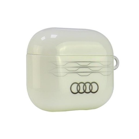 Audi IML Geometric Pattern AirPods 3cover biały/white AU-IMLAP3-A6/D3-WE