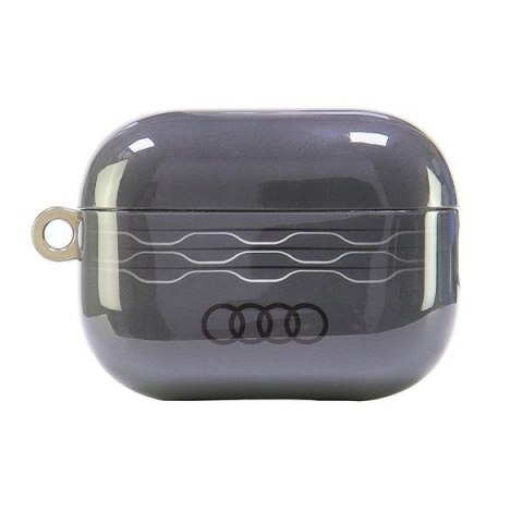 Audi IML Geometric Pattern AirPods Pro 2 cover szary/gray AU-IMLAPP2-A6/D3-GY