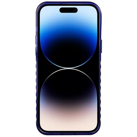 Audi IML MagSafe Case iPhone 14 Pro Max 6.7" niebieski/navy blue hardcase AU-IMLMIP14PM-A6/D3-BE