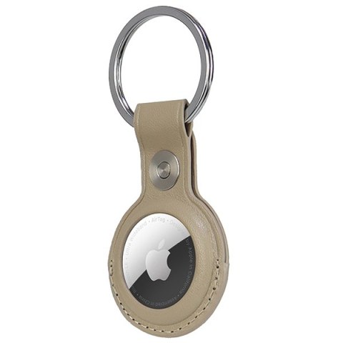 Audi etui Synthetic Leather AirTagbeżowy/beige AU-ATKR-Q3/D1-BG