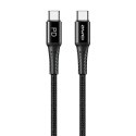 AWEI kabel CL-111T USB-C na USB-C60W czarny/black