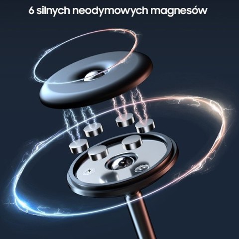 AWEI magnetyczny uchwyt samochodowy X22na kokpit czarny/black