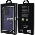 Audi IML MagSafe Case iPhone 15 Pro 6.1" niebieski/navy blue hardcase AU-IMLMIP15P-A6/D3-BE