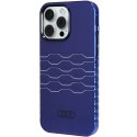 Audi IML MagSafe Case iPhone 15 Pro Max 6.7" niebieski/navy blue hardcase AU-IMLMIP15PM-A6/D3-BE