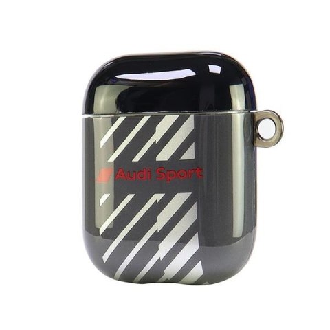 Audi IML Sport AirPods 1/2 cover czarny/ black AUS-IMLAP-RSQ/D1-BK