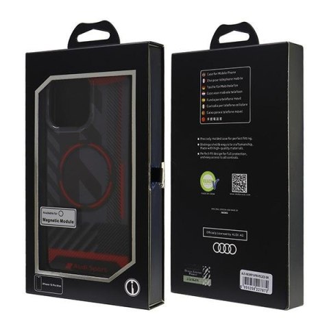 Audi IML Sport MagSafe iPhone 16 Pro Max6.9" czarny/black hardcase AUS-IMLMIP16PM-RSQ/D2-BK