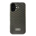 Audi IML Stitching Pattern MagSafe iPhone 16 6.1" czarny/black hardcase AU-IMLMIP16-Q5/D3-BK