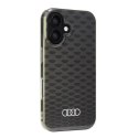 Audi IML Stitching Pattern MagSafe iPhone 16 6.1" czarny/black hardcase AU-IMLMIP16-Q5/D3-BK