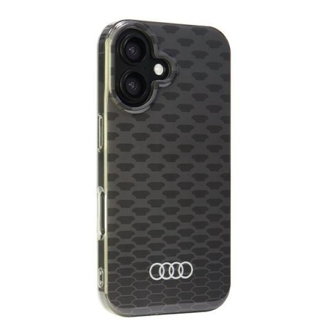 Audi IML Stitching Pattern MagSafe iPhone 16 6.1" czarny/black hardcase AU-IMLMIP16-Q5/D3-BK