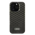 Audi IML Stitching Pattern MagSafeiPhone 16 Pro 6.3" czarny/black hardcase AU-IMLMIP16P-Q5/D3-BK