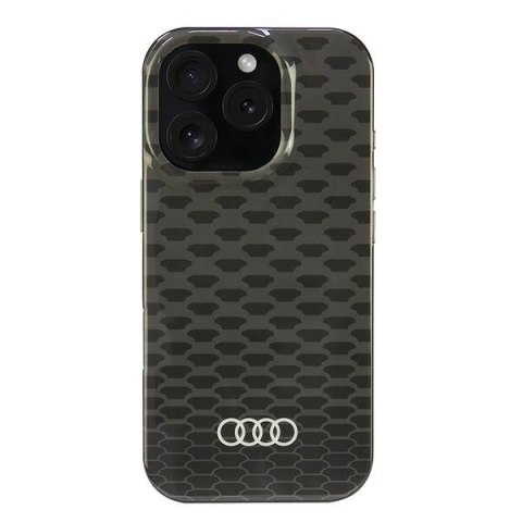 Audi IML Stitching Pattern MagSafeiPhone 16 Pro 6.3" czarny/black hardcase AU-IMLMIP16P-Q5/D3-BK