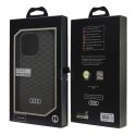 Audi IML Stitching Pattern MagSafeiPhone 16 Pro 6.3" czarny/black hardcase AU-IMLMIP16P-Q5/D3-BK