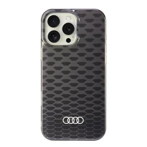 Audi IML Stitching Pattern MagSafe iPhone 16 Pro Max 6.9" czarny/black hardcase AU-IMLMIP16PM-Q5/D3-BK