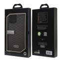 Audi IML Stitching Pattern MagSafe iPhone 16 Pro Max 6.9" czarny/black hardcase AU-IMLMIP16PM-Q5/D3-BK