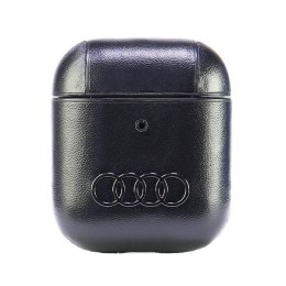 Audi Leather Big Logo AirPods 1/2 cover czarny/black AU-AP-GT/D3-BK