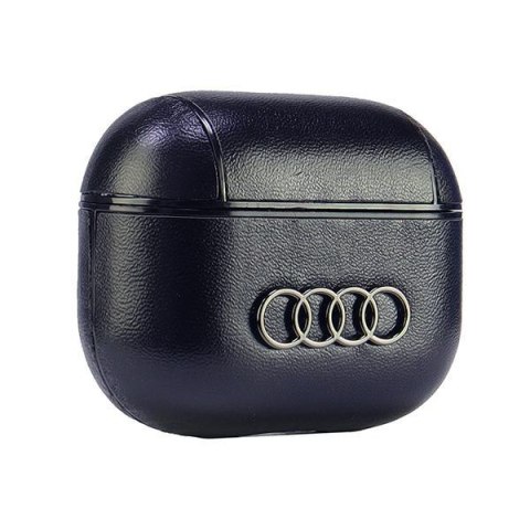 Audi Leather Big Logo AirPods 3 coverczarny/black AU-AP3-GT/D3-BK