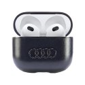 Audi Leather Big Logo AirPods 3 cover czarny/black AU-AP3-GT/D3-BK