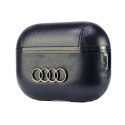 Audi Leather Big Logo AirPods Pro 2 cover czarny/black AU-APP2-GT/D3-BK