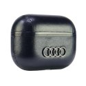 Audi Leather Big Logo AirPods Pro 2 cover czarny/black AU-APP2-GT/D3-BK