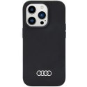 Audi Silicone Case iPhone 14 Pro Max 6.7" czarny/black hardcase AU-LSRIP14PM-Q3/D1-BK