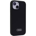 Audi Silicone Case iPhone 15 Plus / 14 Plus 6.7" czarny/black hardcase AU-LSRIP15M-Q3/D1-BK