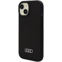 Audi Silicone Case iPhone 15 Plus / 14 Plus 6.7" czarny/black hardcase AU-LSRIP15M-Q3/D1-BK