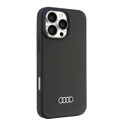 Audi Silicone Case iPhone 16 Pro Max6.9" czarny/black hardcase AU-LSRIP16PM-Q3/D1-BK