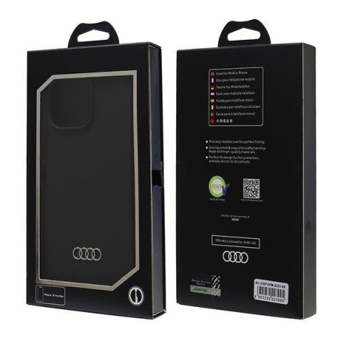 Audi Silicone Case iPhone 16 Pro Max6.9" czarny/black hardcase AU-LSRIP16PM-Q3/D1-BK