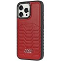 Audi Synthetic Leather MagSafe iPhone 14 Pro 6.1" czerwony/red hardcase AU-TPUPCMIP14P-GT/D3-RD