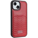 Audi Synthetic Leather MagSafe iPhone 15 Plus / 14 Plus 6.7" czerwony/red hardcase AU-TPUPCMIP15M-GT/D3-RD