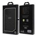 Audi Synthetic Leather iPhone 16 6.1" czarny/black hardcase AU-TPUPCIP16-GT/D2-BK