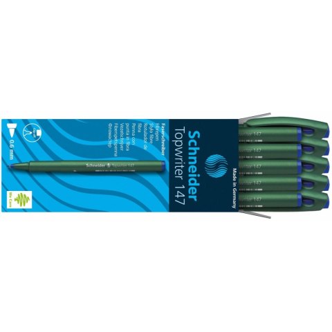 Marker/mazak Schneider Topwriter 147 Niebieski (10 Sztuk)