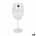 Zestaw kubków Bohemia Crystal Clara Wino 580 ml 6 Części (4 Sztuk)