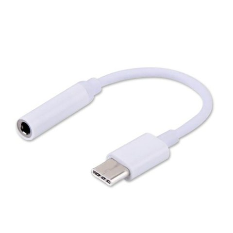 Adapter USB C na Jack 3.5 mm Savio AK-35 Biały 0,12 m