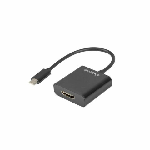 Adapter USB-C na VGA Lanberg AD-UC-HD-01 Czarny (1 Sztuk)