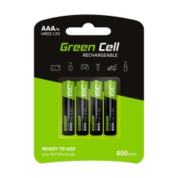 Baterie akumulatorowe Green Cell GR04 800 mAh 1,2 V AAA