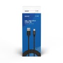 Kabel USB A na USB C Savio CL-129 Czarny 2 m