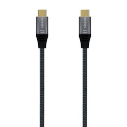 Kabel USB-C Aisens A107-0634 2 m Szary (1 Sztuk)