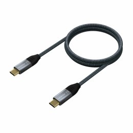 Kabel USB-C Aisens A107-0671 1 m Szary (1 Sztuk)