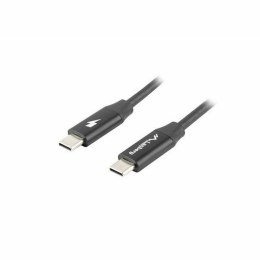 Kabel USB-C Lanberg CA-CMCM-40CU-0010-BK Czarny 1 m (1 Sztuk)