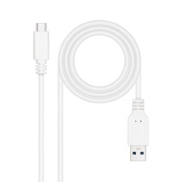 Kabel USB-C NANOCABLE 10.01.4001-L150-W Biały 1,5 m (1 Sztuk)