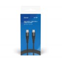 Kabel USB C Savio CL-160 Czarny 2 m