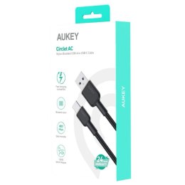 Kabel USB-C do USB Aukey CB-NAC2 Czarny 1,8 m