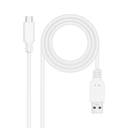 Kabel USB-C do USB NANOCABLE 10.01.4001-W Biały 1 m (1 Sztuk)