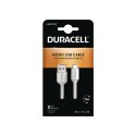 Kabel USB DURACELL USB5013W 1 m Biały (1 Sztuk)